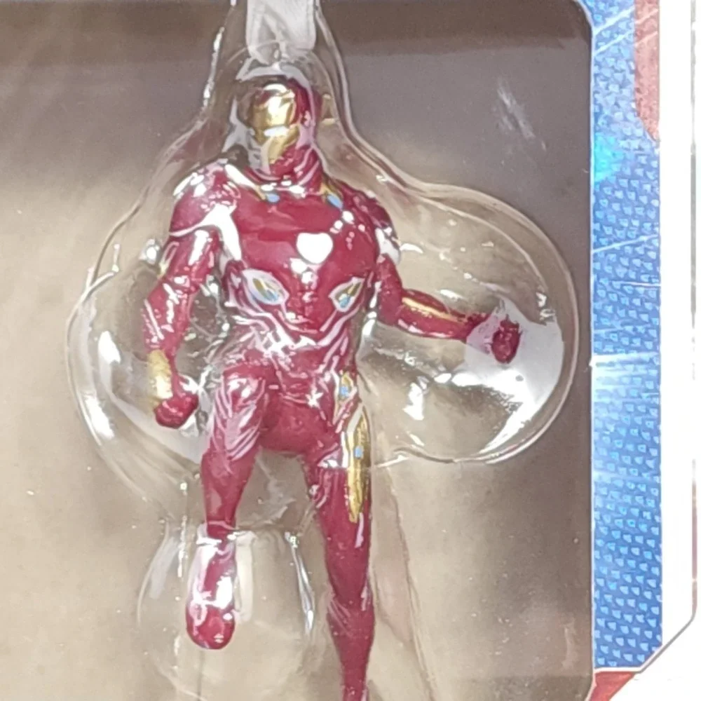 NIB Hallmark Marvel Avengers Iron Man and Captain Marvel Christmas tree Ornament